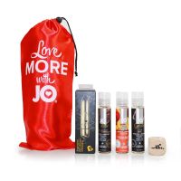 Набір для двох «Персиковий десерт»: 3 смакові змазки System JO, віброкуля, кубик із позами для сексу Набір для двох «Персиковий десерт»: 3 смакові змазки System JO, віброкуля, кубик із позами для сексу