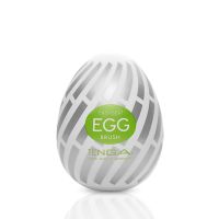 Мастурбатор-яйце Tenga Egg Brush із рельєфом у вигляді великої щетини