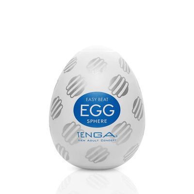Мастурбатор-яйце Tenga Egg Sphere Із багаторівневим рельєфом