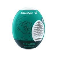 Самозмащувальний мастурбатор-яйце Satisfyer Masturbator Egg Naughty, одноразовий, не потребує змазки Самозмащувальний мастурбатор-яйце Satisfyer Masturbator Egg Naughty, одноразовий, не потребує змазки