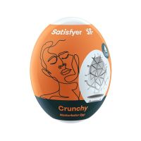 Самозмащувальний мастурбатор-яйце Satisfyer Masturbator Egg Crunchy, одноразовий, не потребує змазки Самозмащувальний мастурбатор-яйце Satisfyer Masturbator Egg Crunchy, одноразовий, не потребує змазки