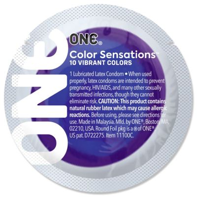 Презерватив ONE Color Sensations Lavender (1 шт.) Презерватив ONE Color Sensations Lavender (1 шт.)