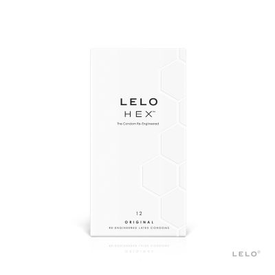 Презервативи LELO HEX Condoms Original 12 Pack, тонкі та суперміцні Презервативи LELO HEX Condoms Original 12 Pack, тонкі та суперміцні