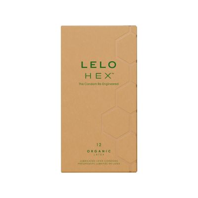 Презервативи LELO HEX Condoms Organic 12 Pack, тонкі та суперміцні Презервативи LELO HEX Condoms Organic 12 Pack, тонкі та суперміцні