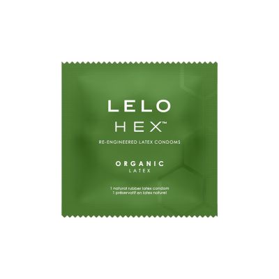 Презервативи LELO HEX Condoms Organic 12 Pack, тонкі та суперміцні Презервативи LELO HEX Condoms Organic 12 Pack, тонкі та суперміцні