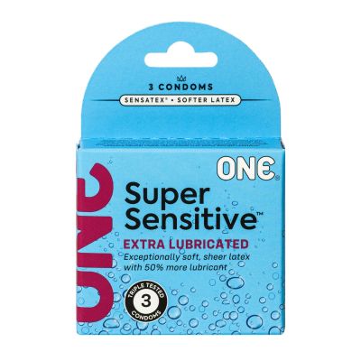 Презервативи ONE Super Sensitive, 3 шт., картонна коробка