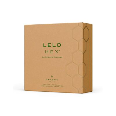 Презервативи LELO HEX Condoms Organic 36 Pack, тонкі та суперміцні