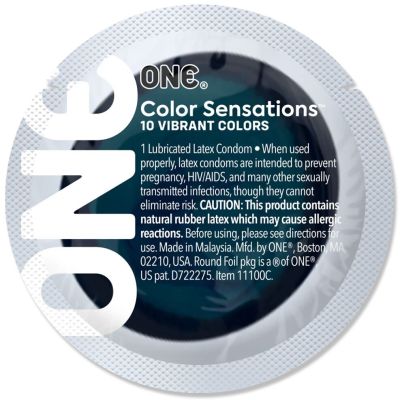 Презерватив ONE Color Sensations Black (1 шт.) Презерватив ONE Color Sensations Black (1 шт.)