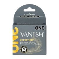 Презервативи ONE Vanish Hyperthin, 3 шт., картонна коробка Презервативи ONE Vanish Hyperthin, 3 шт., картонна коробка