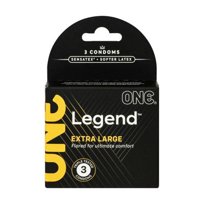 Презервативи ONE Legend Extra Large, 3 шт., картонна коробка