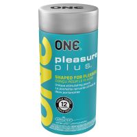 Презервативи ONE Pleasure Plus, 12 шт., подарункове паковання-тюб Презервативи ONE Pleasure Plus, 12 шт., подарункове паковання-тюб