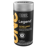 Презервативи ONE Legend Extra Large, 12 шт., подарункове паковання-тюб