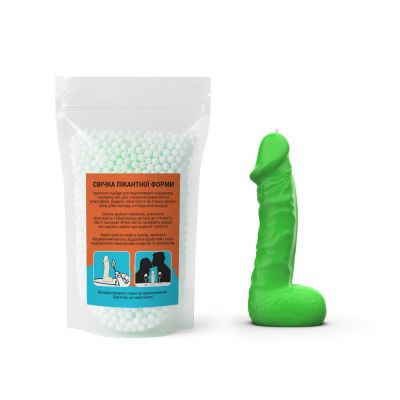 Свічка у вигляді члена Чистий Кайф MEDIUM Green Свічка у вигляді члена Чистий Кайф MEDIUM Green