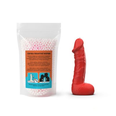 Свічка у вигляді члена Чистий Кайф LARGE Red Свічка у вигляді члена Чистий Кайф LARGE Red