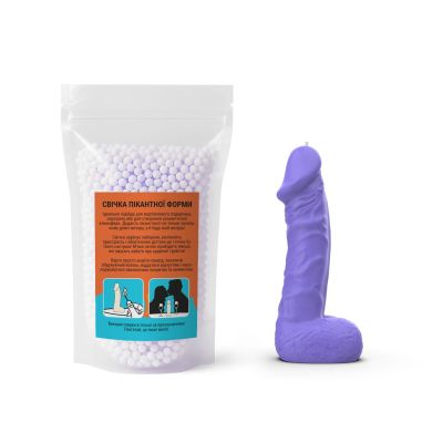 Свічка у вигляді члена Чистий Кайф LARGE Violet Свічка у вигляді члена Чистий Кайф LARGE Violet
