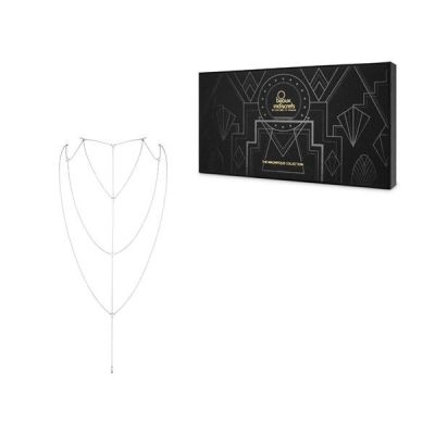 Ланцюжок для спини Bijoux Indiscrets Magnifique Back and Cleavage Chain — Silver, прикраса для тіла