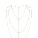 Ланцюжок для спини Bijoux Indiscrets Magnifique Back and Cleavage Chain — Gold, прикраса для тіла