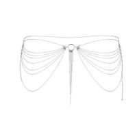 Ланцюжок-трусики або ліф Bijoux Indiscrets Magnifique Waist Chain — Silver, прикраса на тіло