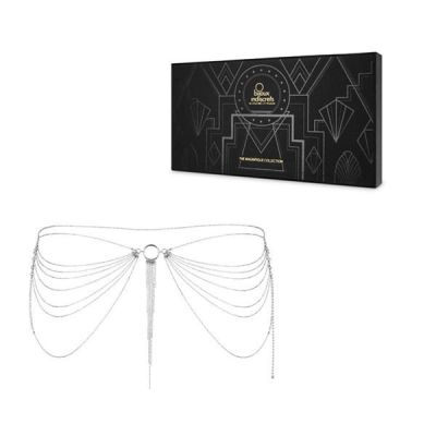 Ланцюжок-трусики або ліф Bijoux Indiscrets Magnifique Waist Chain — Silver, прикраса на тіло Ланцюжок-трусики або ліф Bijoux Indiscrets Magnifique Waist Chain — Silver, прикраса на тіло