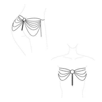 Ланцюжок-трусики або ліф Bijoux Indiscrets Magnifique Waist Chain — Silver, прикраса на тіло Ланцюжок-трусики або ліф Bijoux Indiscrets Magnifique Waist Chain — Silver, прикраса на тіло