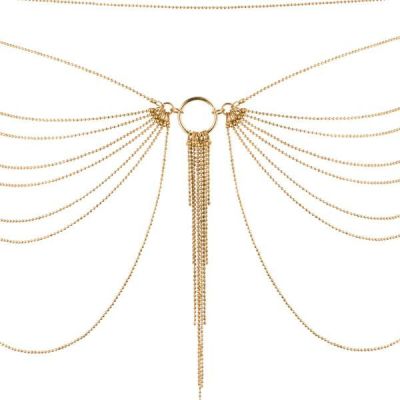 Ланцюжок-трусики або ліф Bijoux Indiscrets Magnifique Waist Chain — Gold, прикраса на тіло Ланцюжок-трусики або ліф Bijoux Indiscrets Magnifique Waist Chain — Gold, прикраса на тіло