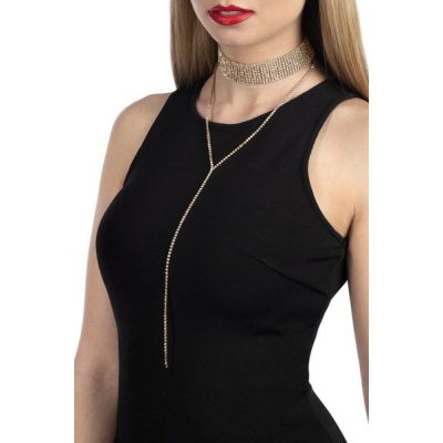 Кольє зі стразами Bijoux Pour Toi — Emma Gold