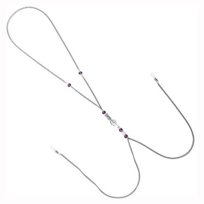 Прикраса для сосків Art of Sex — Nipple Clamps Arrow, колір фіолетовий