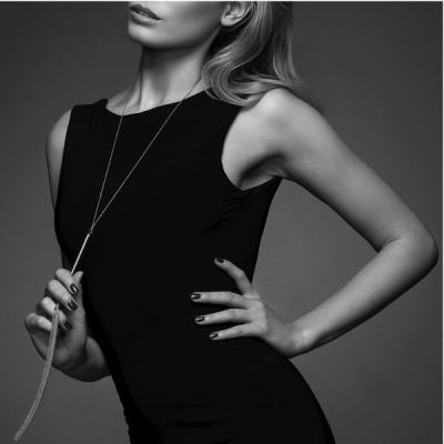 Ланцюжок-батіг на шию Bijoux Indiscrets MAGNIFIQUE Necklace Whip — Gold, прикраса для тіла