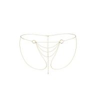 Ланцюжок-трусики Bijoux Indiscrets Magnifique Bikini Chain — Gold, прикраса для тіла