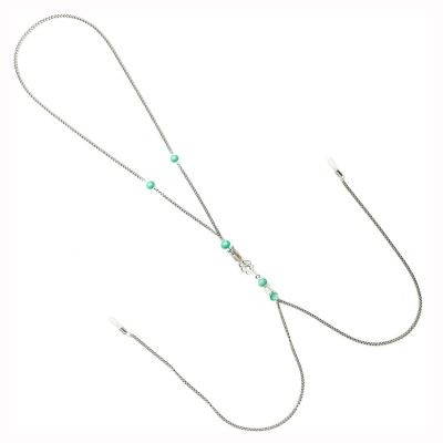 Прикраса для сосків Art of Sex — Nipple Clamps Arrow, колір м'ятний