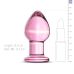 Рожева анальна пробка зі скла Gildo Pink Glass Buttplug Рожева анальна пробка зі скла Gildo Pink Glass Buttplug