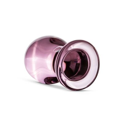 Рожева анальна пробка зі скла Gildo Pink Glass Buttplug Рожева анальна пробка зі скла Gildo Pink Glass Buttplug