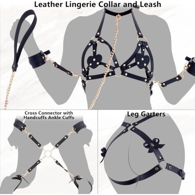 БДСМ-набір LOCKINK YEAHWOW Forced Nadu pose correction set