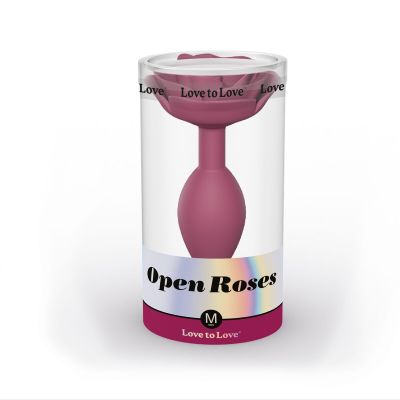 Силіконова анальна пробка Love To Love OPEN ROSES M SIZE — PLUM STAR Силіконова анальна пробка Love To Love OPEN ROSES M SIZE — PLUM STAR
