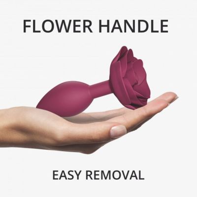 Силіконова анальна пробка Love To Love OPEN ROSES M SIZE — PLUM STAR Силіконова анальна пробка Love To Love OPEN ROSES M SIZE — PLUM STAR