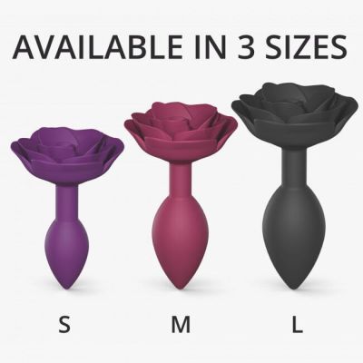 Силіконова анальна пробка Love To Love OPEN ROSES M SIZE — PLUM STAR Силіконова анальна пробка Love To Love OPEN ROSES M SIZE — PLUM STAR