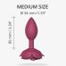 Силіконова анальна пробка Love To Love OPEN ROSES M SIZE — PLUM STAR Силіконова анальна пробка Love To Love OPEN ROSES M SIZE — PLUM STAR