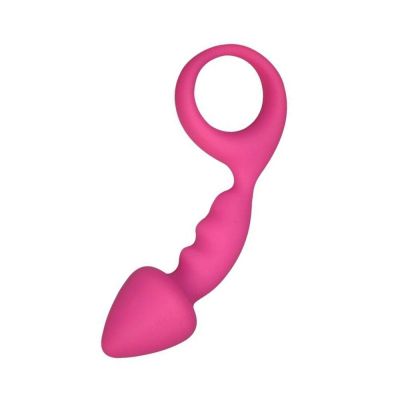 Анальна пробка Adrien Lastic Budy Pink зі стимулювальною ніжкою, макс. діаметр 2,5 см