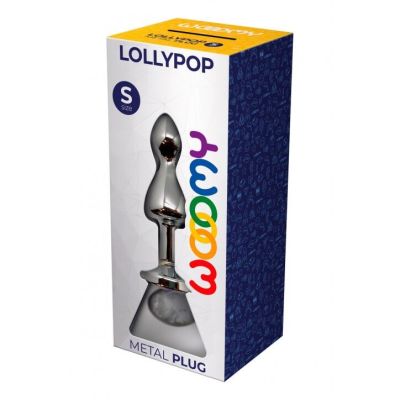 Анальна пробка Wooomy Lollypop Double Ball Metal Plug S Анальна пробка Wooomy Lollypop Double Ball Metal Plug S