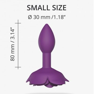 Силіконова анальна пробка Love To Love OPEN ROSES S SIZE — PURPLE RAIN Силіконова анальна пробка Love To Love OPEN ROSES S SIZE — PURPLE RAIN