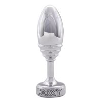 Металева анальна пробка DOXY Butt Plug RIBBED, ребриста, діаметр 3,3 см Металева анальна пробка DOXY Butt Plug RIBBED, ребриста, діаметр 3,3 см