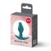 Анальна пробка Fun Factory BOOTIE FEM Bottle Green, у вигляді бутона, діаметр 2,9 см, тонкий обмежувач
