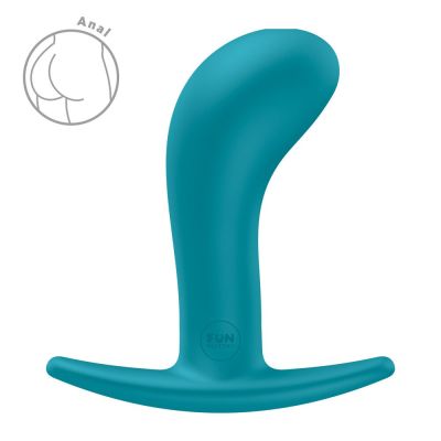 Анальна пробка Fun Factory BOOTIE L Aquamarine, діаметр 3,8 см, тонкий обмежувач Анальна пробка Fun Factory BOOTIE L Aquamarine, діаметр 3,8 см, тонкий обмежувач