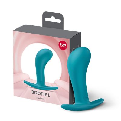 Анальна пробка Fun Factory BOOTIE L Aquamarine, діаметр 3,8 см, тонкий обмежувач Анальна пробка Fun Factory BOOTIE L Aquamarine, діаметр 3,8 см, тонкий обмежувач