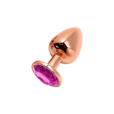 Анальна пробка Wooomy Tralalo Rose Gold Metal Plug MAGENTA S Анальна пробка Wooomy Tralalo Rose Gold Metal Plug MAGENTA S