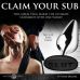 Анальна пробка Master Series Butt Slut Metal & Silicone Butt Plug - Silver