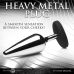 Анальна пробка Master Series Butt Slut Metal & Silicone Butt Plug - Silver