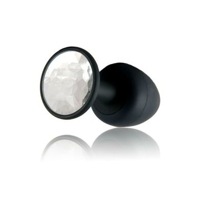 Анальна пробка Dorcel Geisha Plug Diamond L з кулькою всередині, створює вібрації, макс. діаметр 4 см