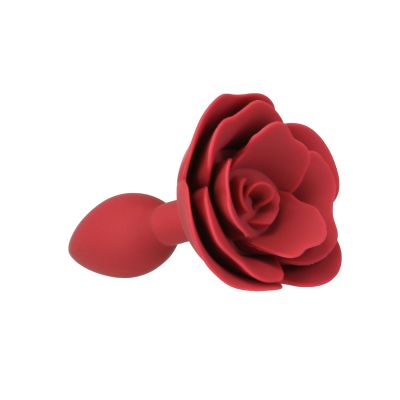Силіконова анальна пробка Lux Active с трояндою - Red Rose Silicone Anal Plug Силіконова анальна пробка Lux Active с трояндою - Red Rose Silicone Anal Plug