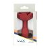Силіконова анальна пробка Lux Active с трояндою - Red Rose Silicone Anal Plug